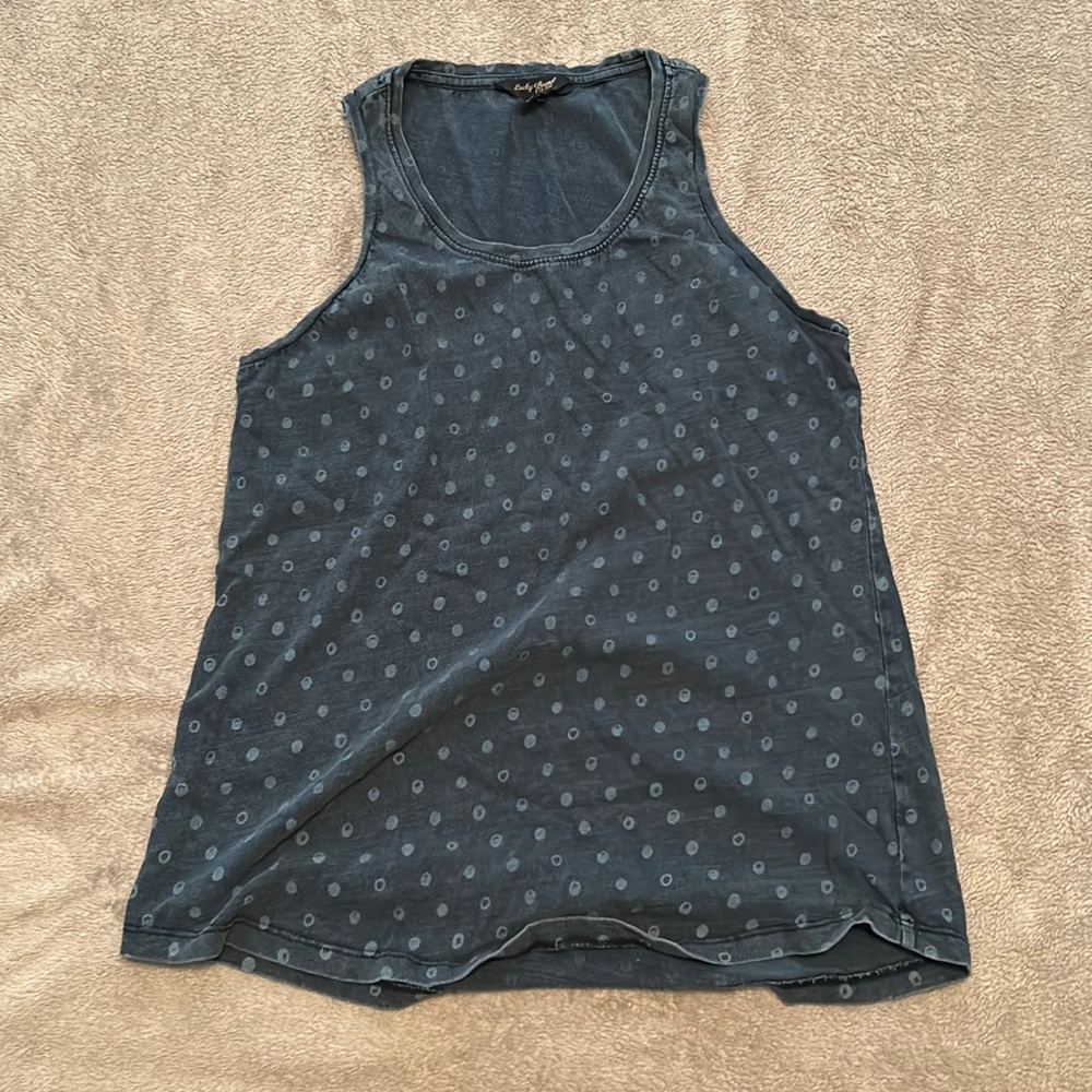 🪬LUCKY BRAND sleeveless shirt polka dot